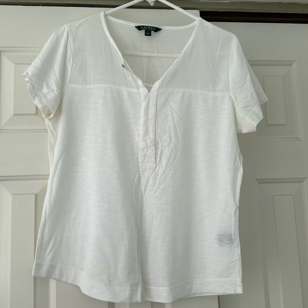 Ralph Lauren white blouse